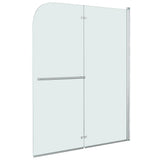 144678 Folding Shower Enclosure 2 Panels ESG 95x140 cm