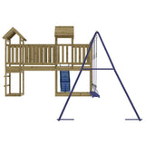 Outdoor Playset Natural pine Impregnated pine wood Large Durable 3155911