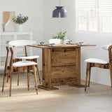 Dining Table Old Wood 110 x 60 x 75 cm Engineered Wood 863164