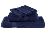 Premium Towels "SOLUND" 2 pcs Navy Blue 100x200 cm 600 gsm 137269