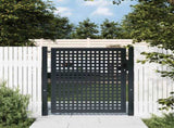 Garden Gate Anthracite 100x100 cm Steel 154560