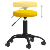 Office Swivel Chair Mustard Yellow Velvet 333181