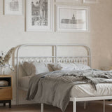 Metal Replace Headboard White 135 cm 376681