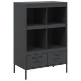 Highboard Black 68x39x101.5 cm Steel 843102