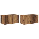 TV Cabinet Set 4 pcs Old Wood 60 x 30 x 30 cm Engineered Wood 3393570