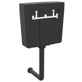 Toilet Cistern with Bottom Water Inlet 3/6 L Black 148012
