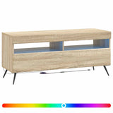 LED TV Cabinet Sonoma Oak Engineered Wood 897647