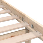 Bed Frame without Mattress Solid Wood Small Single 810042