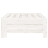 Parasol Base Cover White Solid Wood Pine 825332