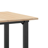 Dining Table O-Frame 60x60x75 cm Solid Wood Pine and Steel 3282670