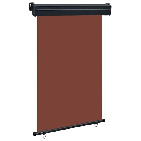 Balcony Side Awning 125x250 cm Brown 48423