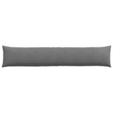 Sofa Pillows 2 pcs Dark Grey 200 x 40 cm Fabric 42013899