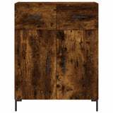 Sideboard Smoked Oak 69.5x34x90 cm Engineered Wood 827985