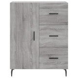 Highboard Grey Sonoma 69.5x34x180 cm Engineered Wood 3199831