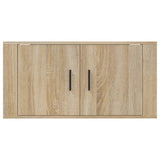 Wall Mounted TV Cabinet Sonoma Oak 80x34.5x40 cm 816627