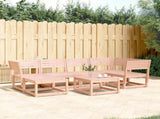 Garden Sofa Set Natural Wood Solid Douglas Fir Wood Large Modular 3217033