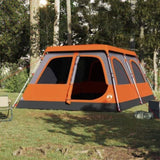 Family Tent Dome 8-Person Grey and Orange Quick Release 4004238