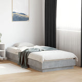 Bed Frame without Mattress Concrete Grey 90x200 cm 839605