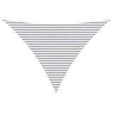 Sun Shade Sail Light Grey and White 5 x 5 x 6 m 42031211