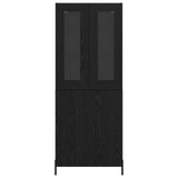 Highboard Black Oak 69.5 x 34 x 180 cm Engineered Wood 3416261