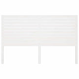 Bed Headboard White 166x4x100 cm Solid Wood Pine 819031