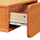 Bedside Table Wax Brown 44 x 32.5 x 40 cm Solid pine wood 873491
