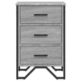 ZNTS Bedside Cabinet Grey Sonoma 40x41x60 cm Engineered Wood 848527