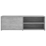 ZNTS TV Cabinet Concrete Grey 120x34x37 cm Engineered Wood 801156