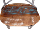 Bar Chair Solid Reclaimed Wood 244014