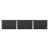 ZNTS Garden Raised Bed 300x50x54 cm WPC Grey 318099