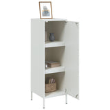 Highboard White 36x39x113 cm Steel 843011