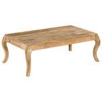 ZNTS Coffee Table 110x60x40 cm Solid Mango Wood 247110