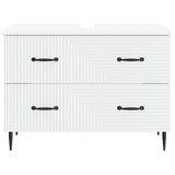 Bathroom Sink Cabinet HAARLEM White 82 x 41x 58.5 cm 896795