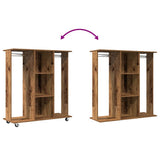 Wardrobe with Shelf Old Wood 102 x 38 x 110 cm Engineered wood 873907