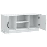 TV Cabinet White 102 x 34.5 x 47 cm Engineered Wood 895385