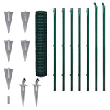 ZNTS Euro Fence Steel 10x1.5 m Green 142384