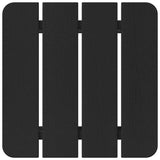 Side Table Black 38 x 38 x 46 cm Polyethylene 42006635