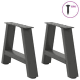 Coffee Table Legs A-Shaped 2 pcs Anthracite 30x cm Steel 4012810