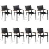 Dining Set Brown and Black 3067902