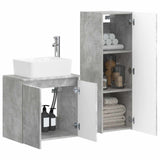 Bathroom Furniture Set 2 pcs Concrete Grey 33 x 34.5 x 100 cm 3406126