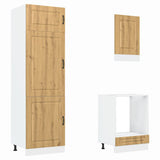 7 Piece Kitchen Cabinet Set Kalmar Artisan Oak Engineered Wood 3314770