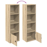 Bookcase Sonoma Oak 31x24x102 cm Engineered Wood 860339