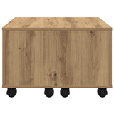 Coffee Table Artisan Oak 60x60x38 cm Engineered Wood 856549