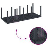 Garden Dining Set 9 pcs Anthracite Polypropylene 3378734