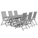 7 Piece Garden Dining Set Solid Wood Acacia 3079651