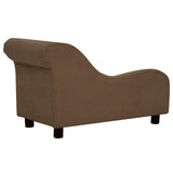 Dog Sofa with Pillow Brown 83x44x44 cm Plush 171101