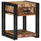 Bedside Cabinet with Drawer 2 pcs Multicolour 40 x 40 x 50 cm 4016703