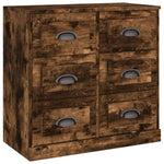 Sideboards 2 pcs Smoked Oak Engineered Wood 3185284