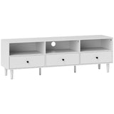 Multi-Storage Minimal TV Stand - White T3398P344833
