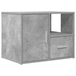 Corner Cabinet Concrete Grey 160x40x45 cm Engineered Wood 3307822